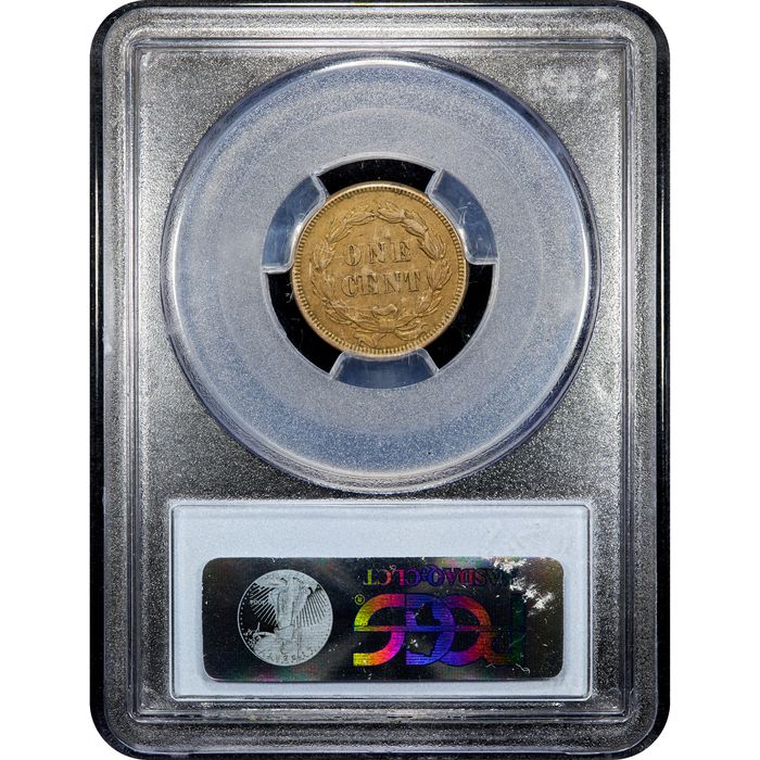 1859 Indian Cent (1c) Reverse Slab Image