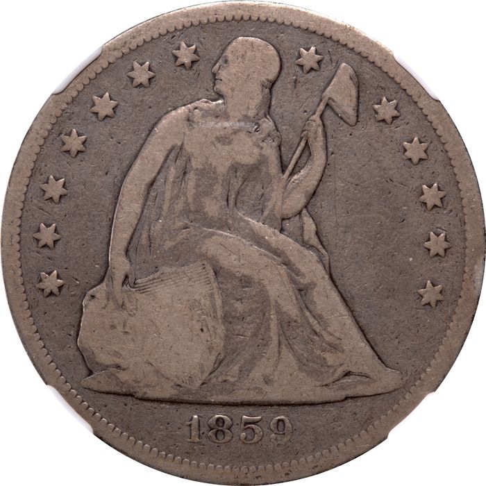 1859-O Seated Liberty Dollar ($1) Photo 3