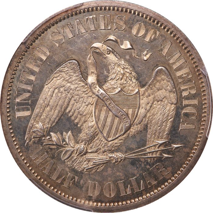 1859 Pattern Seated Half Dollar (50c) J-235 Photo 4