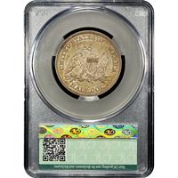 1859 Seated Liberty Half Dollar (50c) Reverse Image