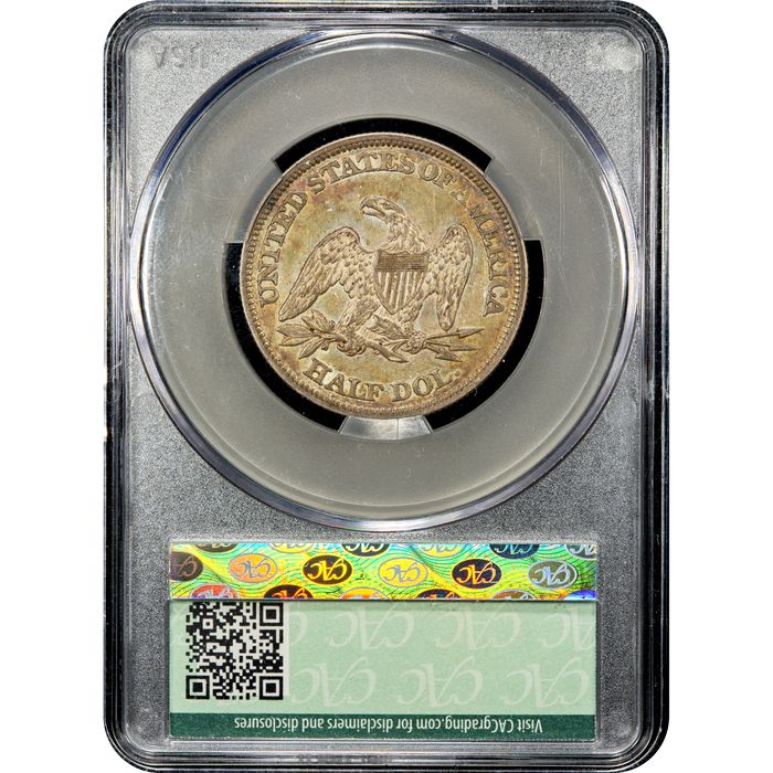 1859 Seated Liberty Half Dollar (50c) Reverse Image