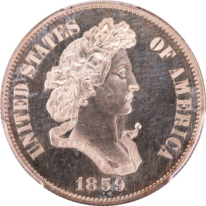 1859 Standard Silver Pattern Half Dollar (50c) J-237 Obverse Image
