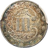 1859 Three Cent Silver (3CS) Photo 4