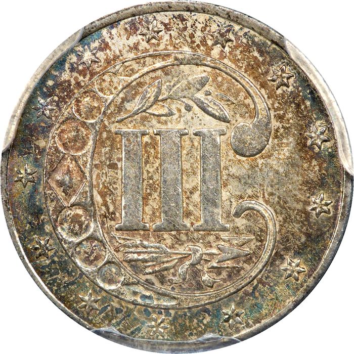 1859 Three Cent Silver (3CS) Photo 4