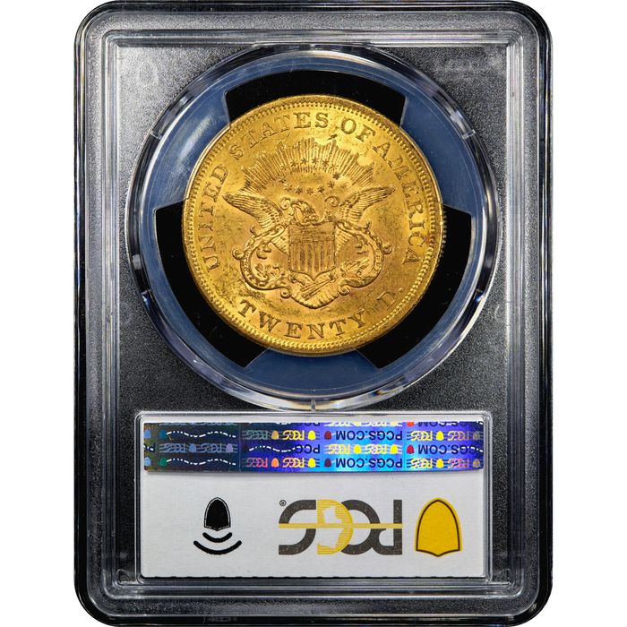 1860 Liberty Gold Double Eagle Reverse Image