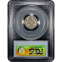 1860-O Seated Liberty Dime (10c) Reverse Slab Image