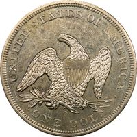 1860-O Seated Liberty Dollar ($1) Photo 4