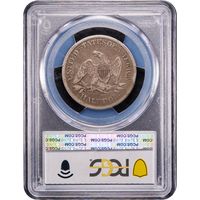 1861-O Seated Liberty Half Dollar (50c) CSA Obverse Reverse Slab Image