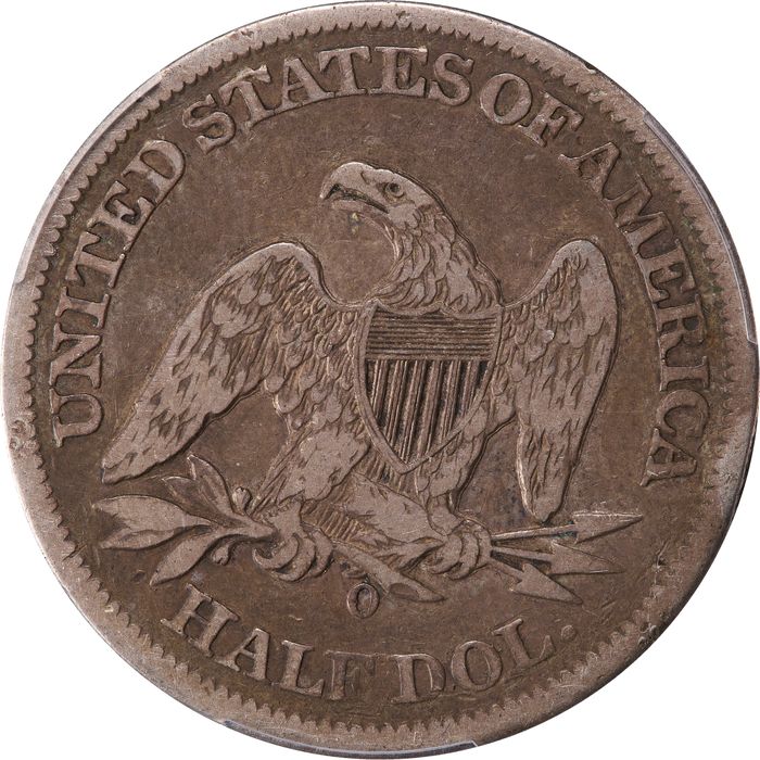 1861-O Seated Liberty Half Dollar (50c) CSA Obverse Reverse Image