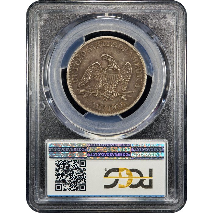 1861-O Seated Liberty Half Dollar (50c) Reverse Image