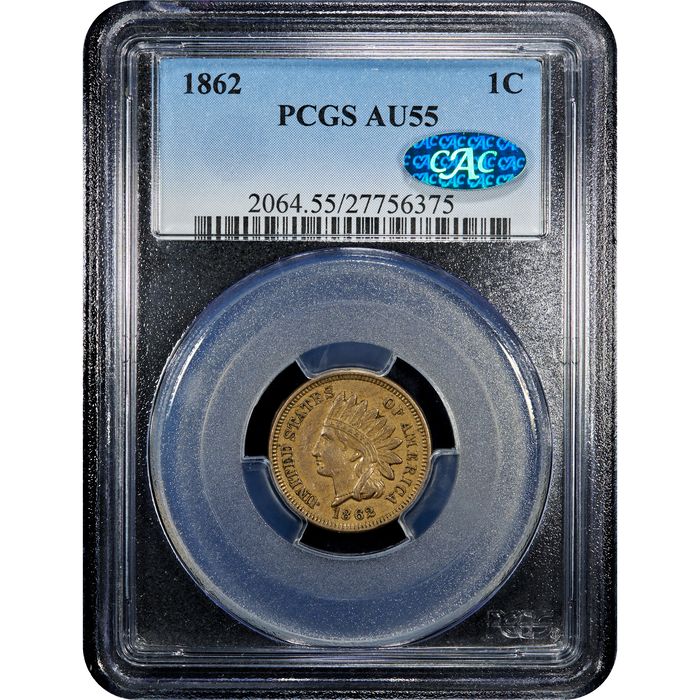 1862 Indian Cent (1c) Obverse Image