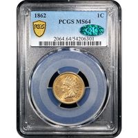 1862 Indian Cent (1c) Obverse Image