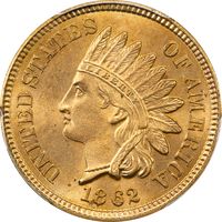 1862 Indian Cent (1c) Photo 3