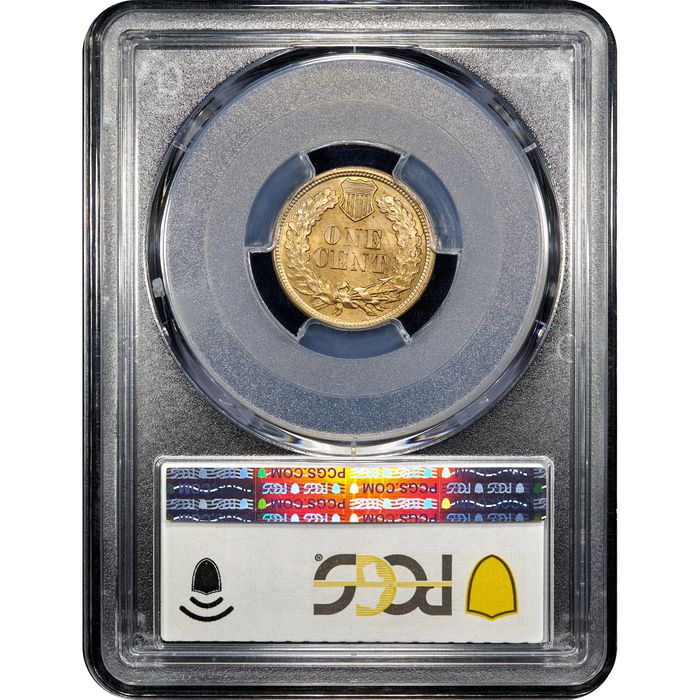 1862 Indian Cent (1c) Reverse Image