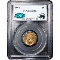 1862 Indian Cent (1c) Obverse Image