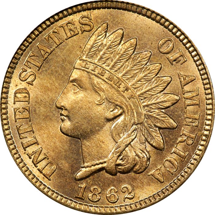 1862 Indian Cent (1c) Photo 3