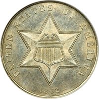 1862 Three Cent Silver (3CS) Photo 3