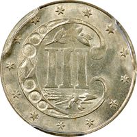1862 Three Cent Silver (3CS) Photo 4