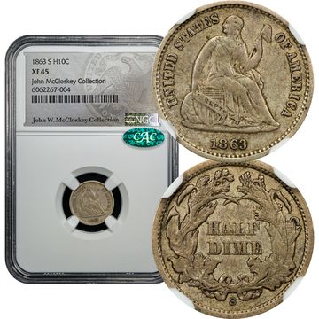 1863-S Seated Liberty Half Dime (h10c) Composite Image