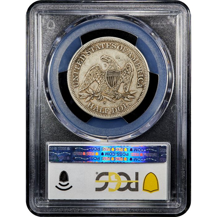 1863-S Seated Liberty Half Dollar (50c) Reverse Image