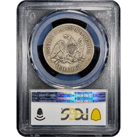 1864 Seated Liberty Half Dollar (50c) Reverse Image