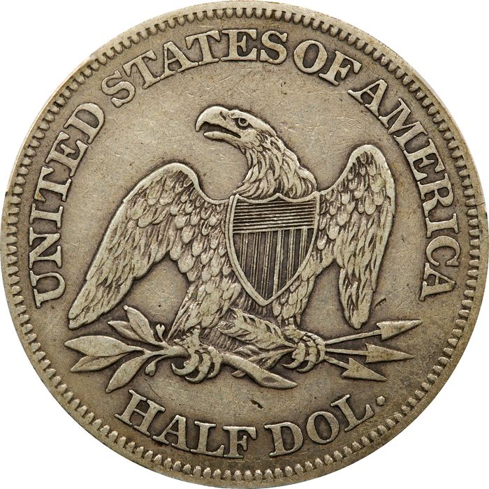 1864 Seated Liberty Half Dollar (50c) Photo 4