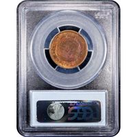 1864 Two Cents (2c) Large Motto Reverse Slab Image