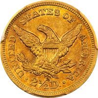 1865-S Liberty Quarter Eagle ($2.50) Photo 4