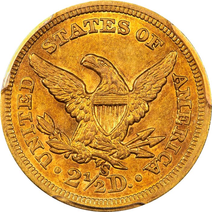 1865-S Liberty Quarter Eagle ($2.50) Photo 4