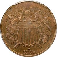 1866 Two Cents (2c) Photo 3