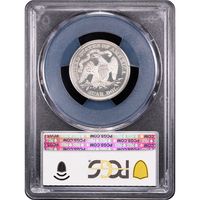 1867 Seated Liberty Quarter (25c) Reverse Slab Image