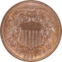 1867 Two Cent (2c) Obverse Image