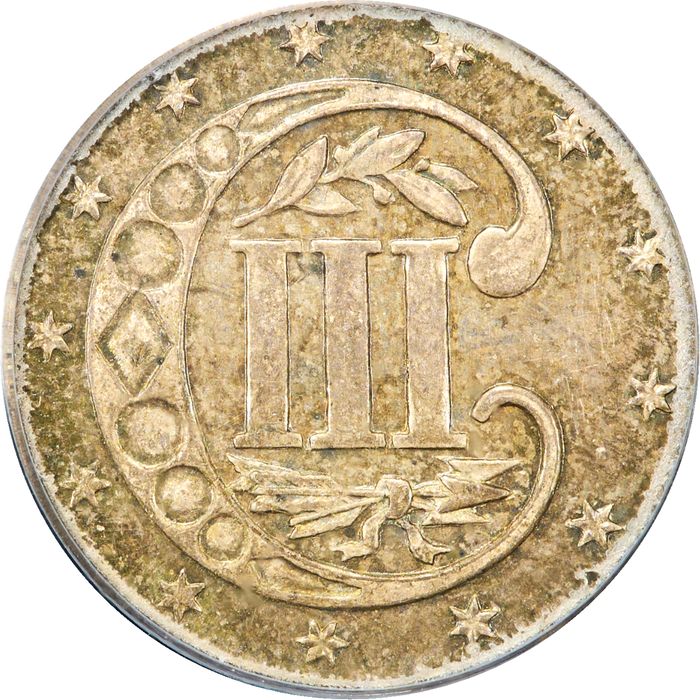 1868 Three Cent Silver (3CS) Photo 4