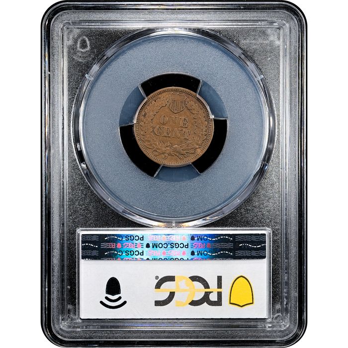 1869 Indian Cent (1c) Reverse Slab Image