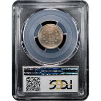 1869 Shield Nickel (5c) Reverse Slab Image