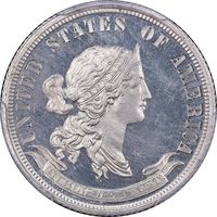 1869 Standard Silver Pattern Quarter (25c) J-731 Obverse Image
