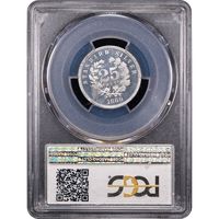 1869 Standard Silver Pattern Quarter (25c) J-731 Reverse Slab Image