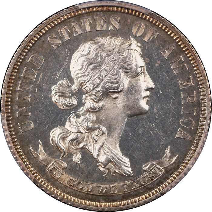 1869 Standard Silver Pattern Quarter (25c) J-733 Photo 3