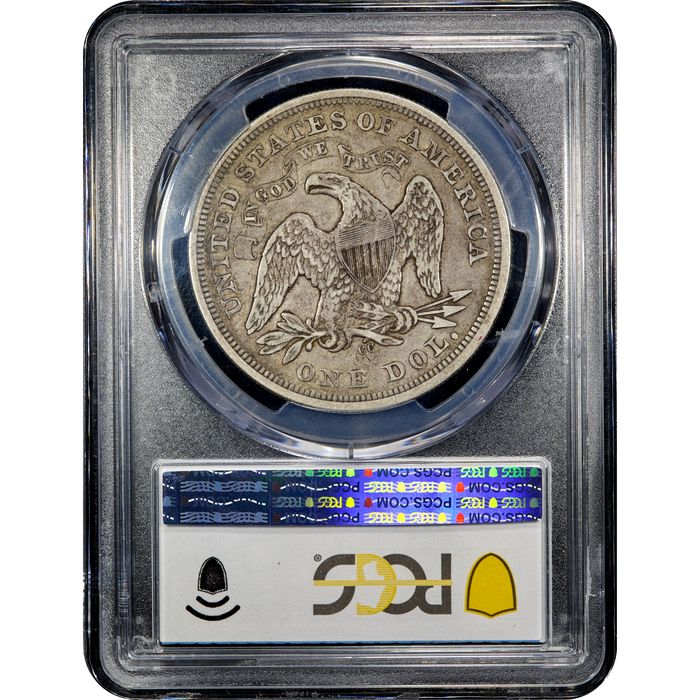 1870-CC Seated Liberty Dollar ($1) Reverse Image