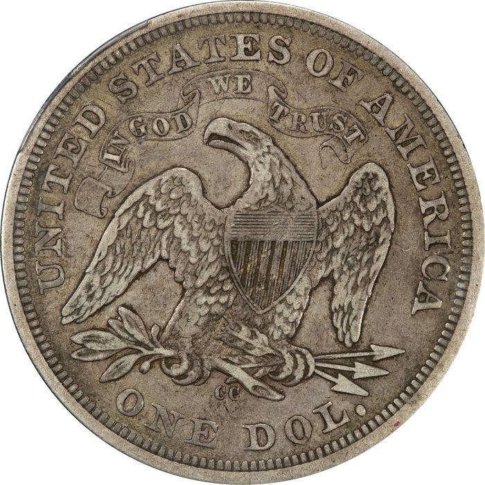1870-CC Seated Liberty Dollar ($1) Photo 4