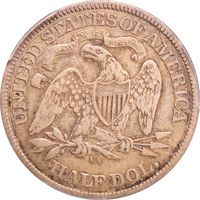 1870-CC Seated Liberty Half Dollar (50c) Photo 4