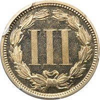 1870 Three Cent Nickel (3CN) Photo 4