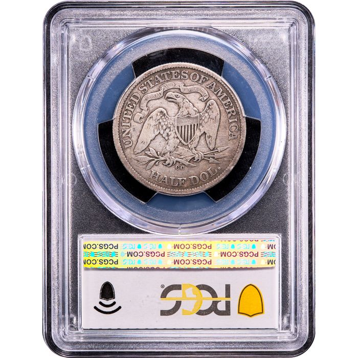 1871-CC Seated Liberty Half Dollar (50c) Reverse Image
