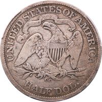 1871-CC Seated Liberty Half Dollar (50c) Photo 4