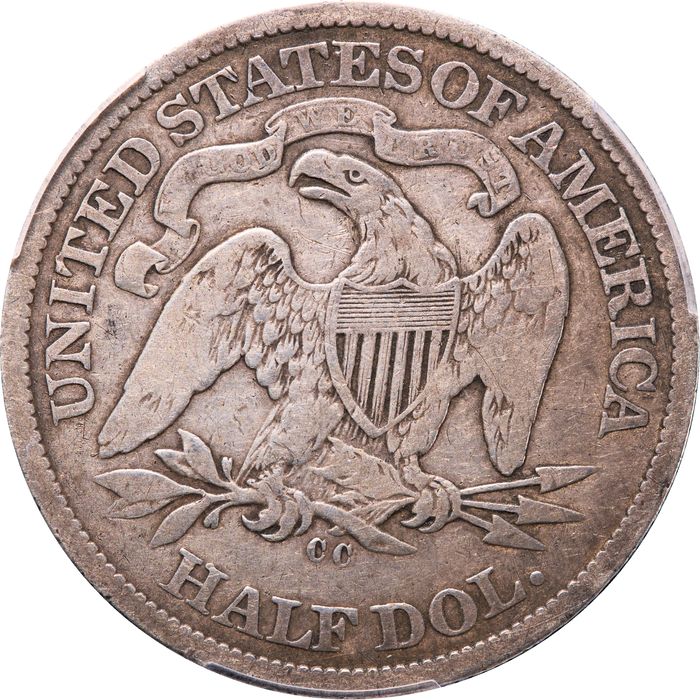 1871-CC Seated Liberty Half Dollar (50c) Photo 4