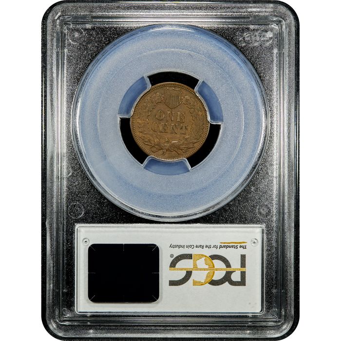 1871 Indian Cent (1c) Reverse Slab Image