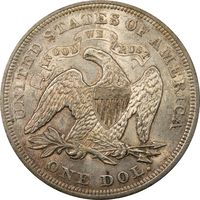 1871 Seated Liberty Dollar ($1) Photo 4