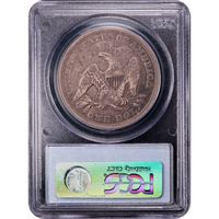 1871 Seated Liberty Dollar ($1) Reverse Image