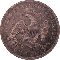 1871 Seated Liberty Dollar ($1) Photo 4