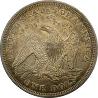 1871 Seated Liberty Dollar ($1) Photo 4